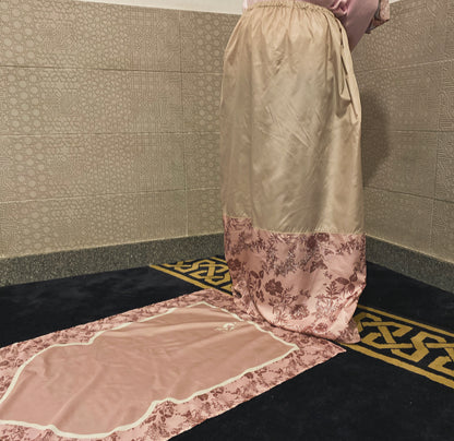SOFT ROSE Prayer Set (portable skirt + mat)