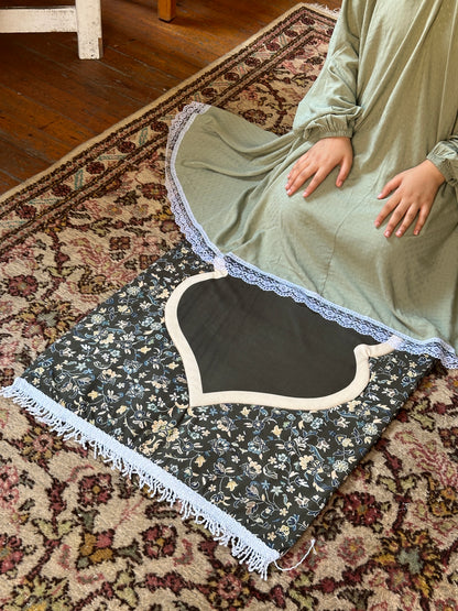 Olive set 🫒(Khimar + Rawdah Rug)