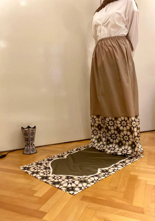 original prayer set   (portable skirt + mat)